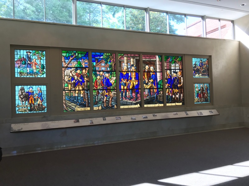 Stained Glass window display